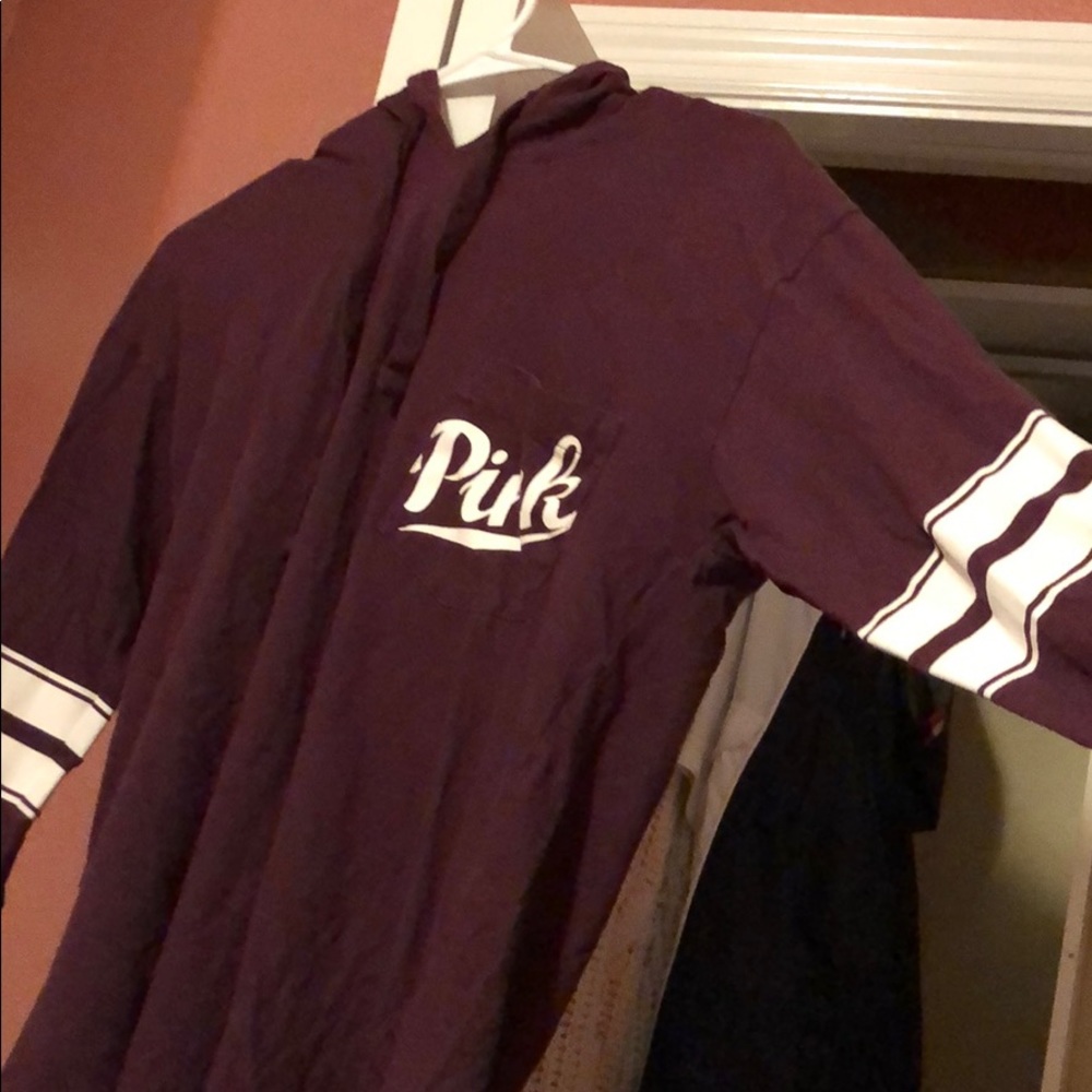 Maroon pullover sweater from PINK